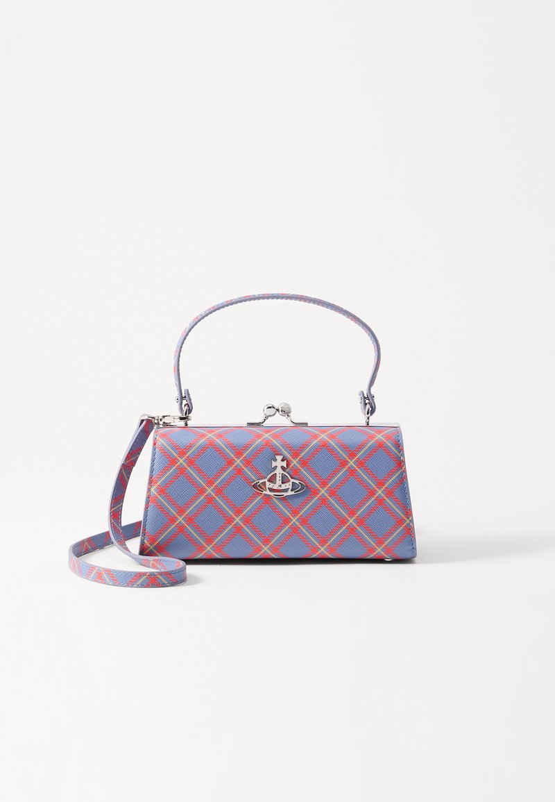 Vivienne Westwood DOLL FRAME PURSE - Pikkulaukku - blue/orange