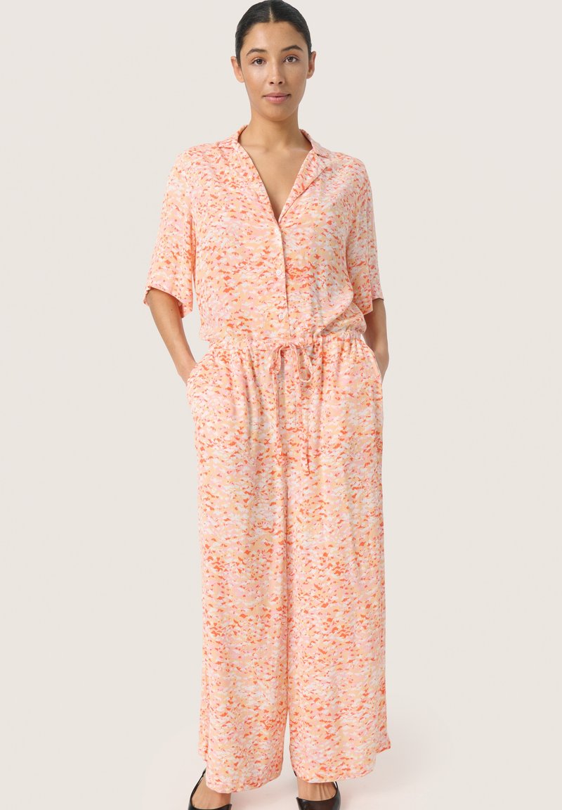 Soaked in Luxury - ZAYA - Jumpsuit - apricot dizzy print, Enlarge