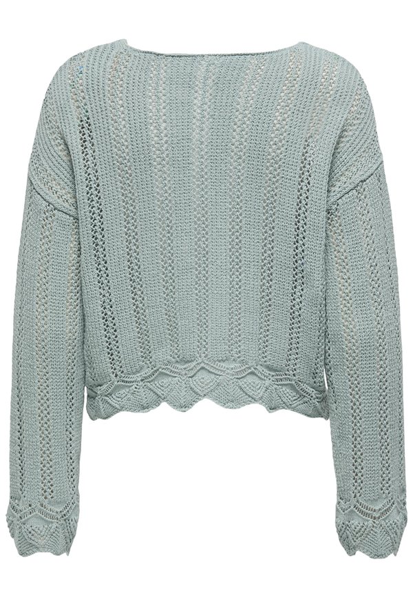 ONLELBA LIFE V-NECK - Jumper - gray mist4