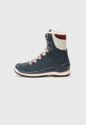 CALCETA - Snowboots  - navy/beige