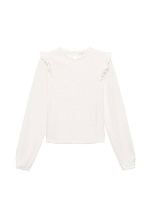 TEEN - Top s dlhým rukávom - off white