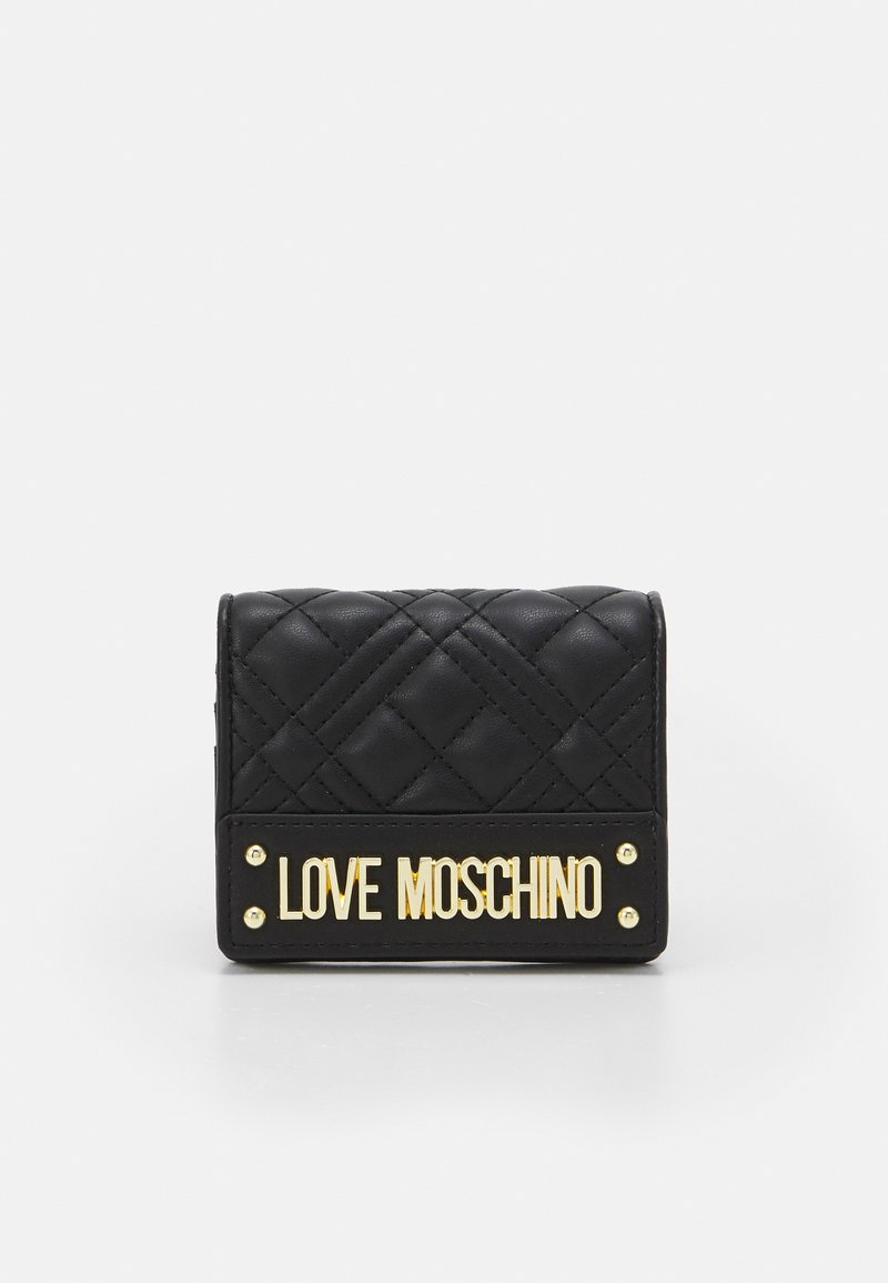 Love Moschino QUILTED FLAP PURSE Geldbörse nero/schwarz Zalando.at