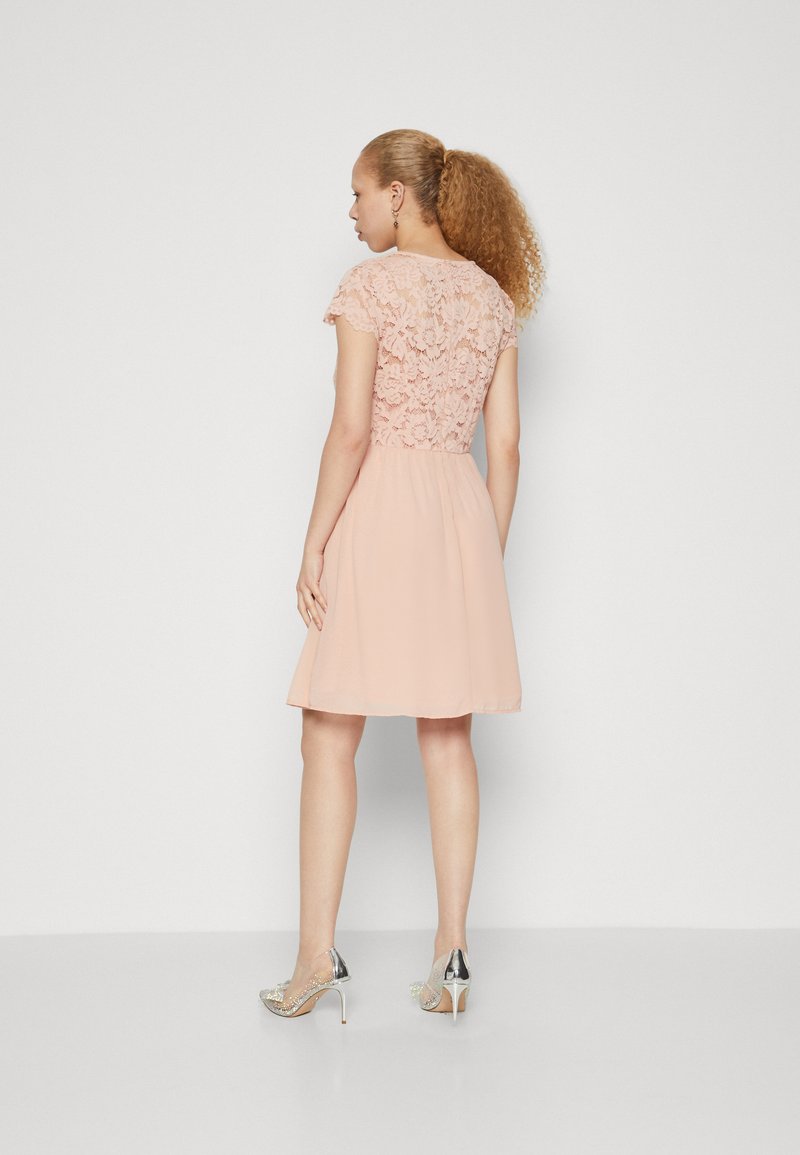 dusty pink dress and silver shoes Fairy Dress in Cotton Olive Floral / XS