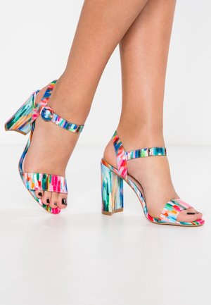Sandalen met hoge hak - multi-coloured