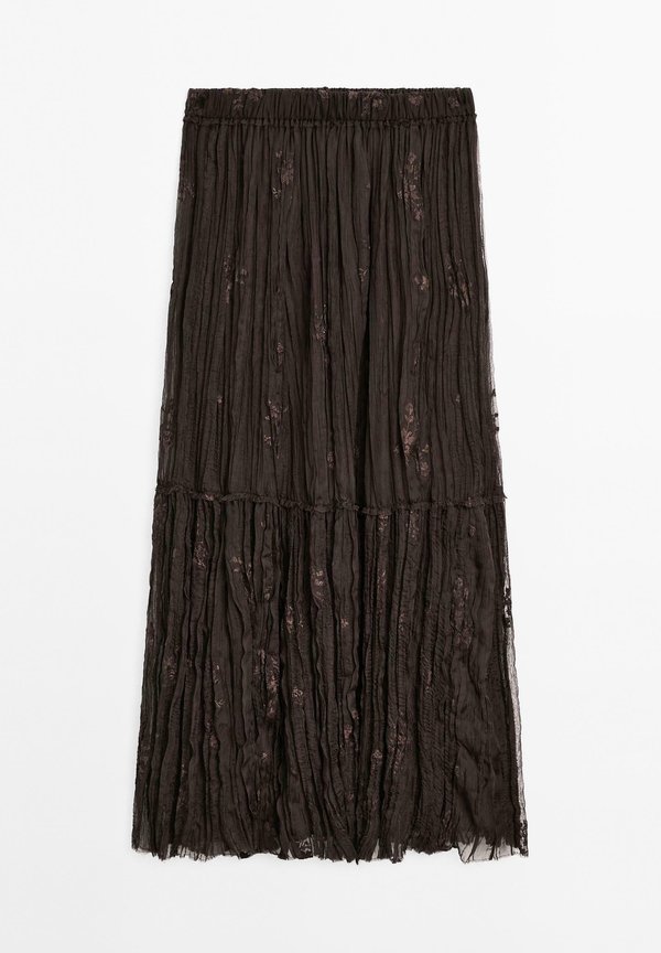 WITH EMBROIDERED DETAIL - Maxi skirt4