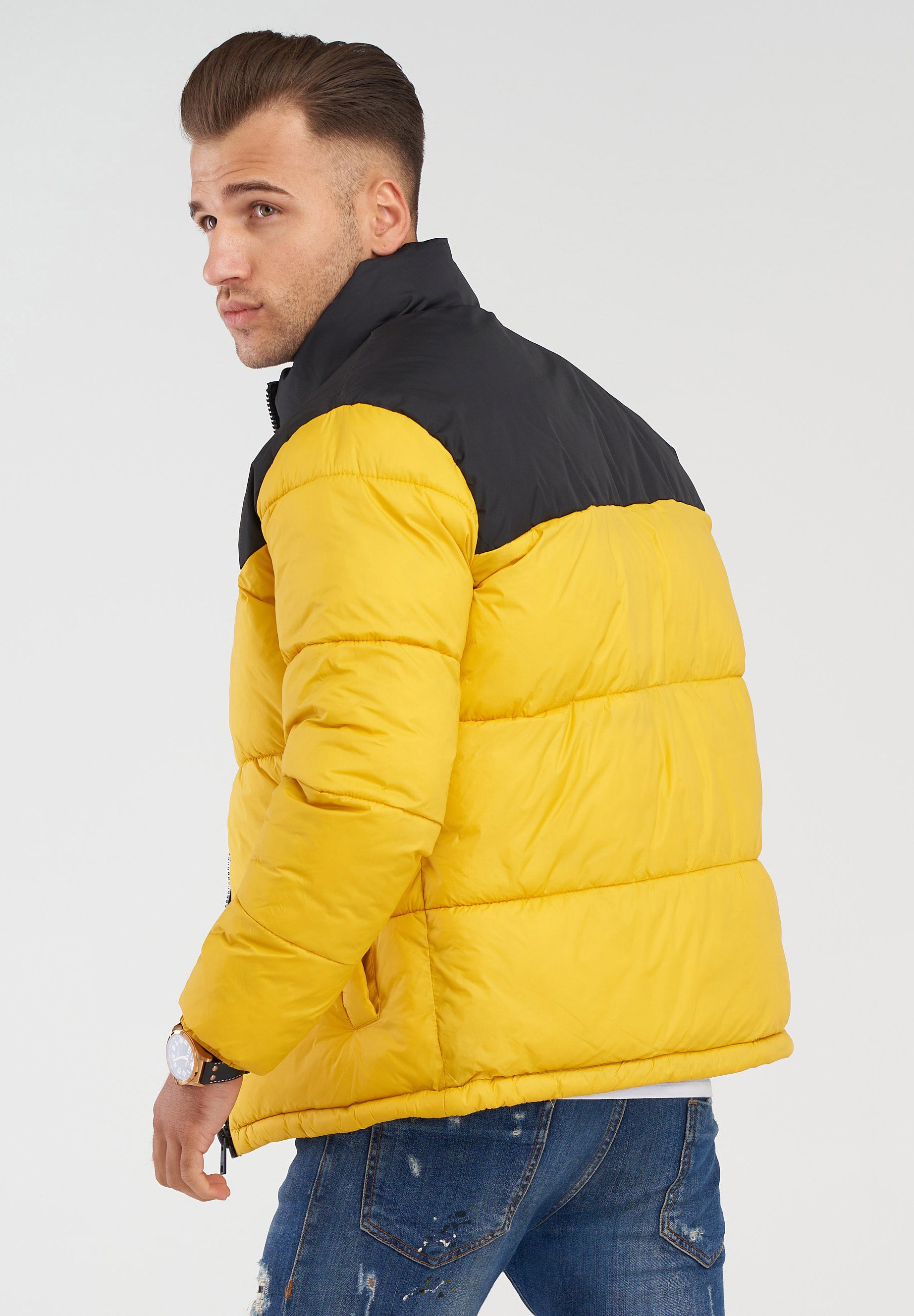 yellow winter jacket mens