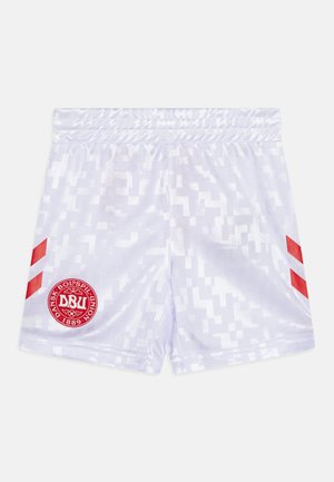 DENMARK DBU HOME SHORTS KIDS UNISEX - Sports shorts - white/tango red