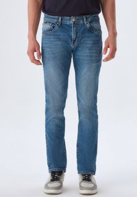 LTB HOLLYWOOD - Calças de ganga de perna direita - aiden wash