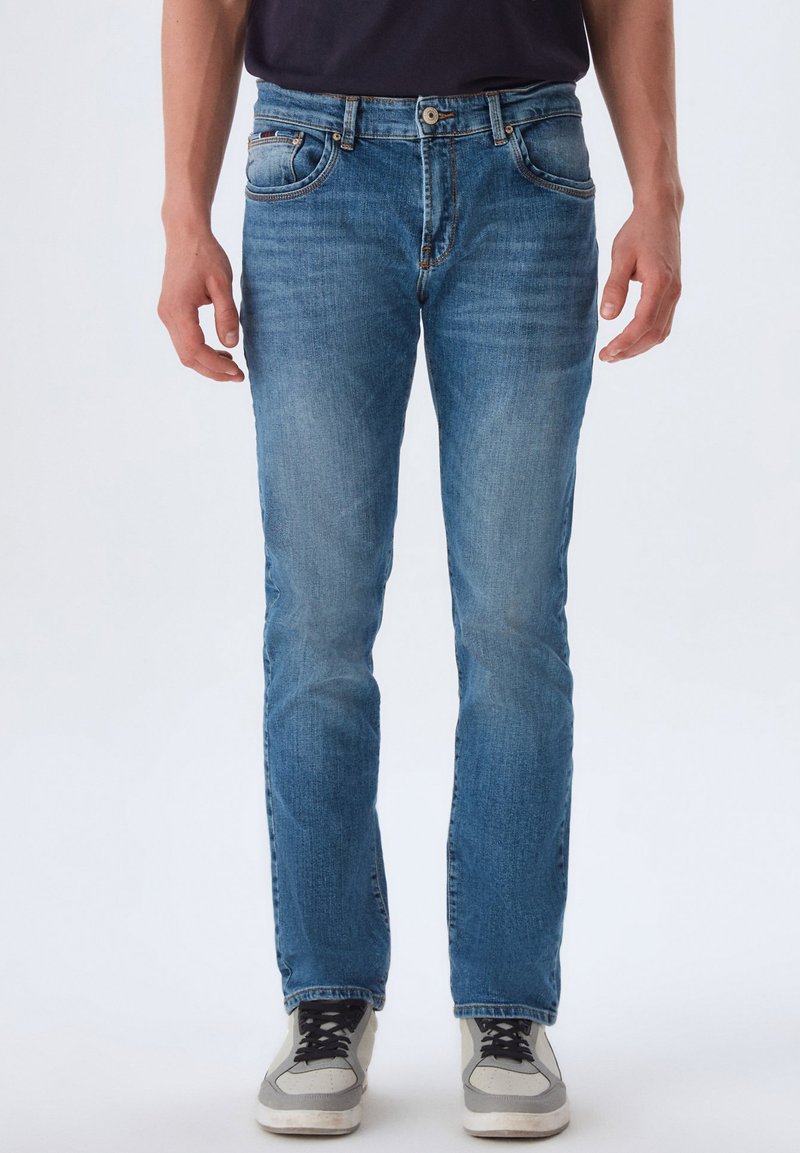 LTB HOLLYWOOD - Calças de ganga de perna direita - aiden wash