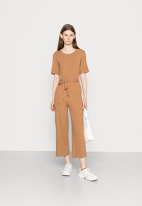 Even&Odd STRAIGHT LEG - Macacão - light brown