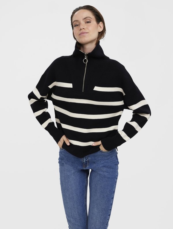 SABA STRIPE LS HIGHNECK GA NOOS - Jumper