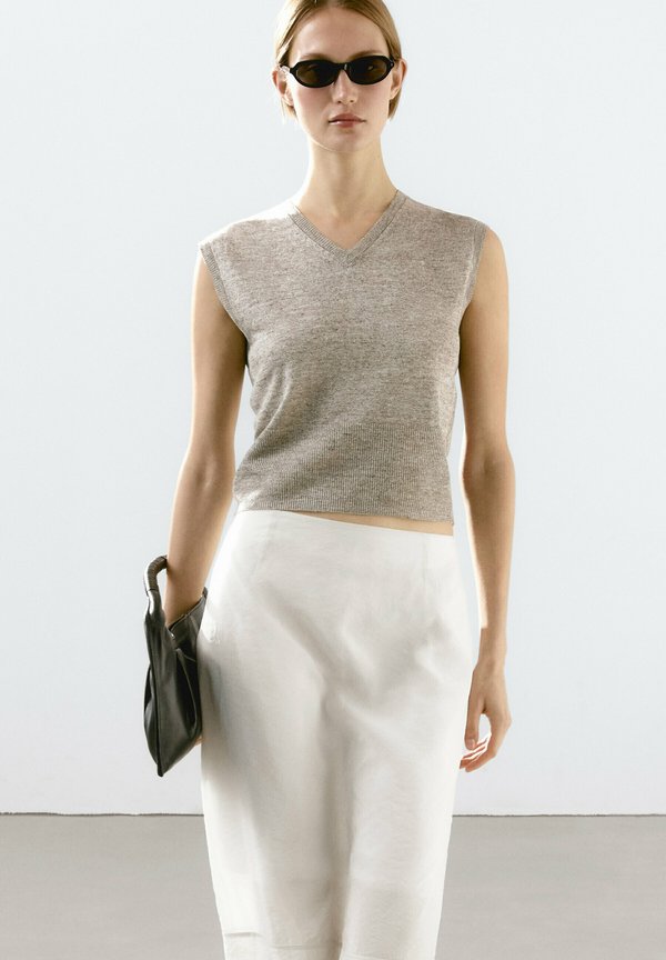 MELANGE - Top - BEIGE