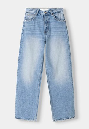 Bershka Straight leg jeans - light-blue denim