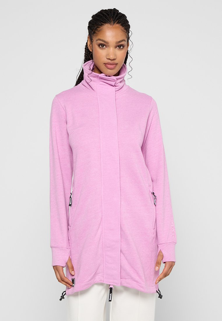 Bench Sweater met rits donkerroze Bench Sweater met rits donkerroze