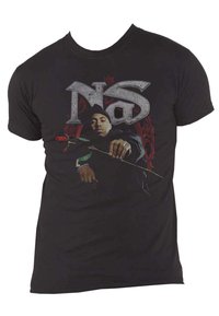 Paradiso Clothing NAS HIP HOP IS DEAD  - Print T-shirt - black