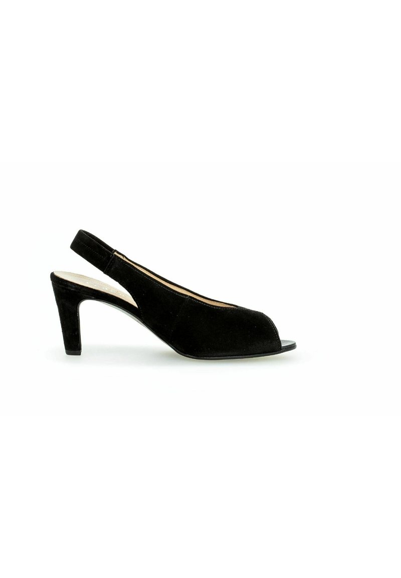 Damen Klassische Pumps | Gabor Peeptoe schwarz - SI76667 Damen Klassische Pumps | Gabor Peeptoe schwarz - SI76667