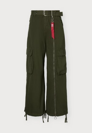 Alpha Industries, HELICOPTER PANTS  - Pantalon cargo - black olive