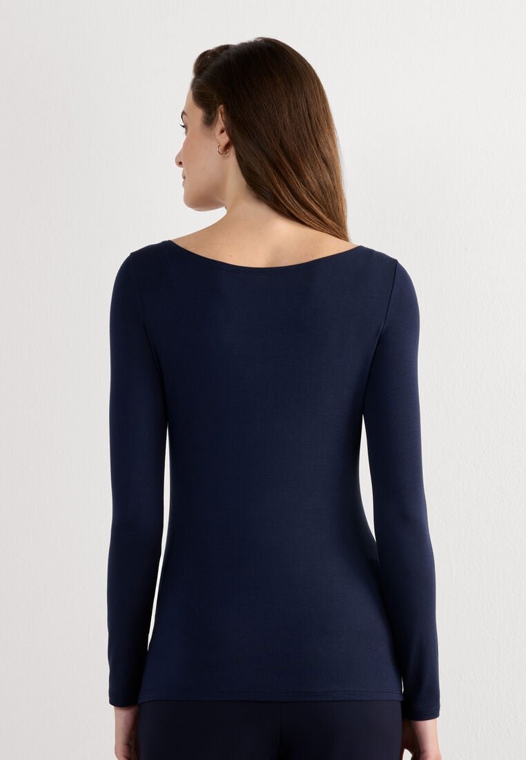Topshop - Vestito midi a maniche lunghe lilla con cuciture