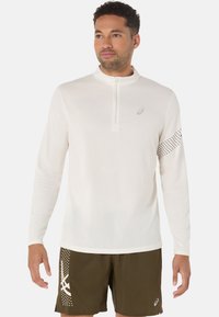 ASICS ICON 1/2 ZIP LS - T-shirt de sport - cream