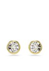 IMBER - Oorbellen - gold-coloured shiny/white