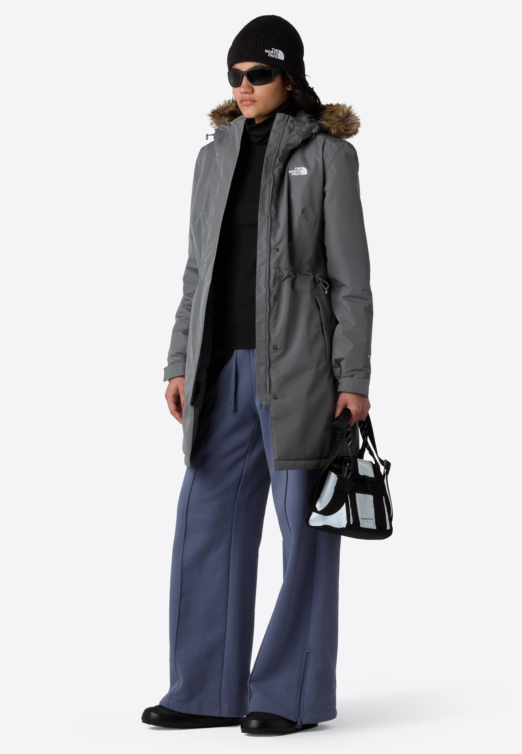 The North Face W ZANECK PARKA - Parka - smoked pearl/dark grey