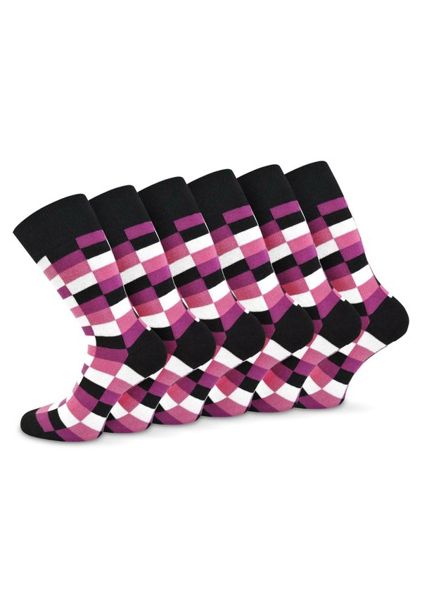 SQUARE MID CUT 6 PACK - Socken - lila