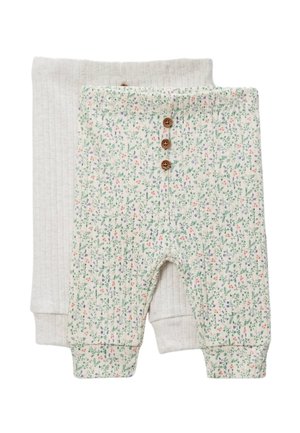 LOT DE 2 UNIS EN - Pantalon classique - naturel