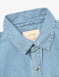 BLKVIS DENIM SHORTSLEEVE UNISEX - Camicia - victoria blue