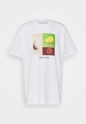 SIMPLE THINGS - Print T-shirt - white