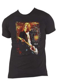 Paradiso Clothing KURT COBAIN YOU KNOW YOU'RE RIGHT - Print T-shirt - black