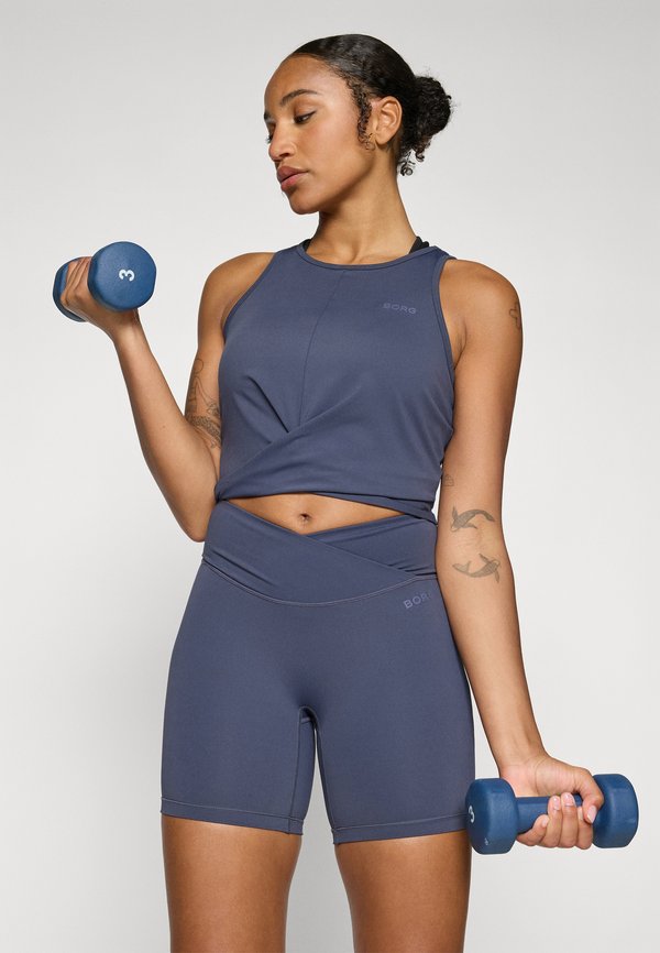 STUDIO CROSS TANK - Top - odyssey gray3