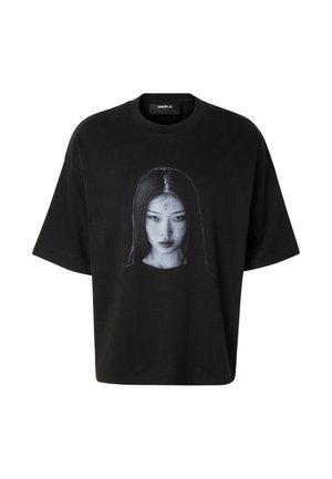 FAVELA, F FACE T-SHIRT - Camiseta estampada - black