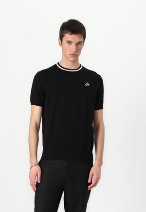 CREW NECK  - T-shirts - black