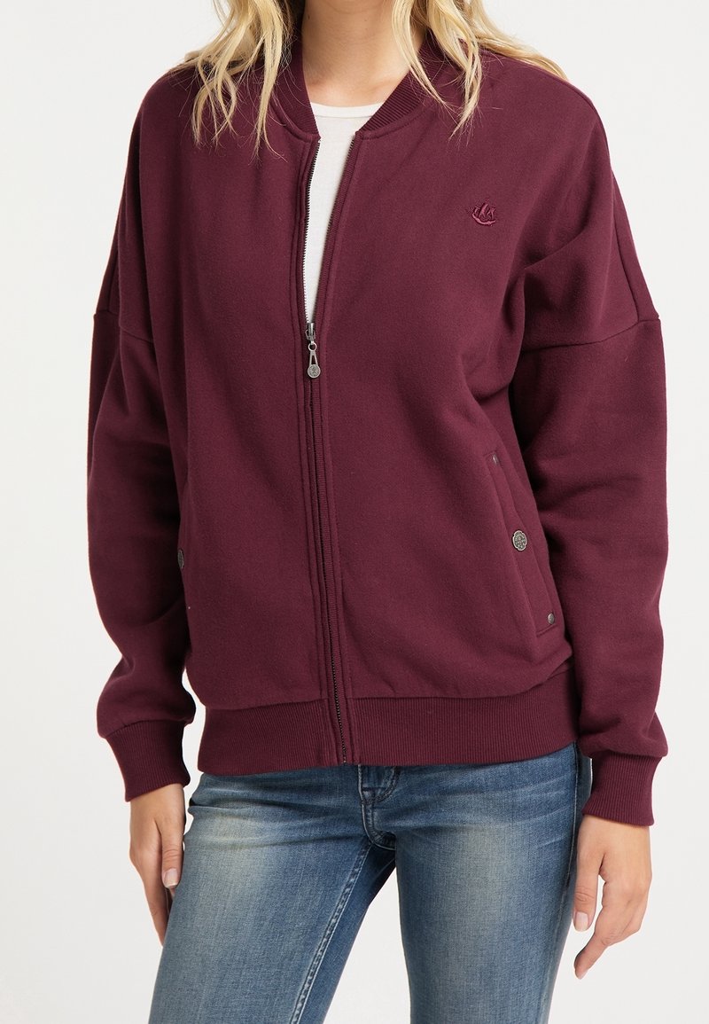 DreiMaster Strickjacke - bordeaux