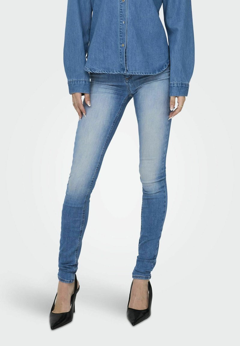 ONLY HIGH WAIST BLUSH Jeans Skinny Fit light blue denim/lichtblauw