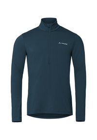 Vaude LIVIGNO HALFZIP - Maglietta a manica lunga - dark sea