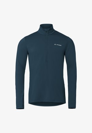 Vaude LIVIGNO HALFZIP - Langarmshirt - dark sea