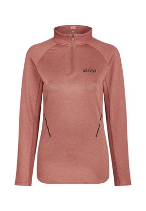 Cold Weather Zip Shirt Longsleeve - Long sleeved top - rose