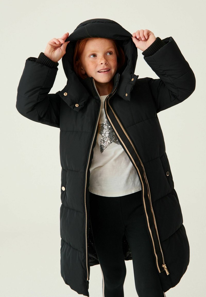 Mint Velvet Vinterfrakke - black