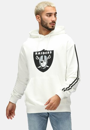 NFL LAS VEGAS RAIDERS ECRU - Kapuzenpullover - white
