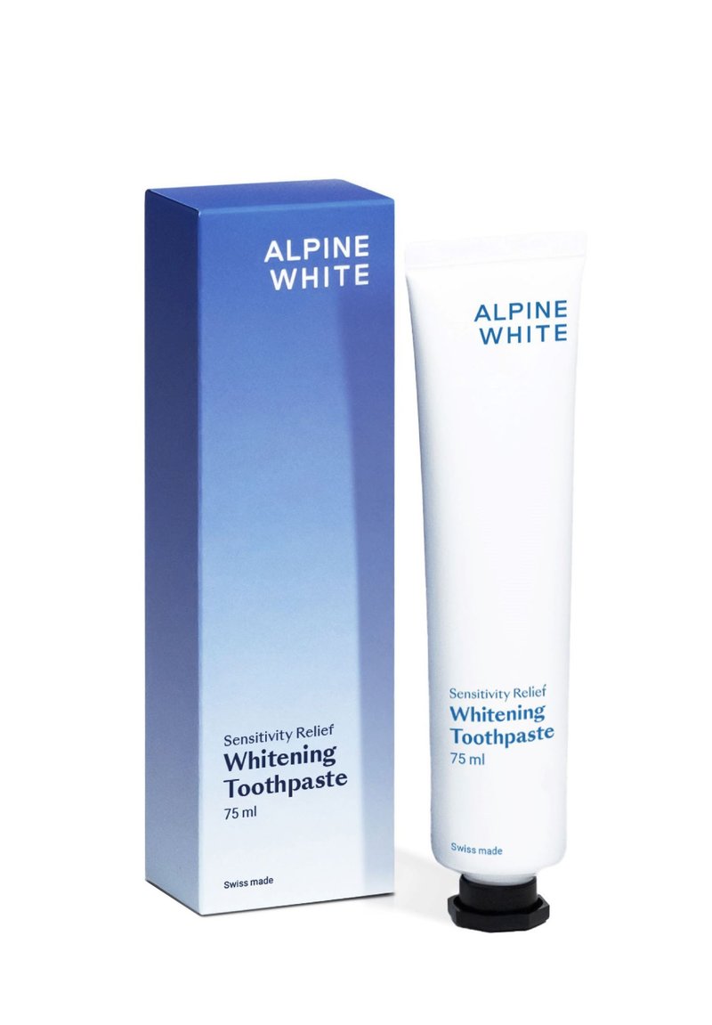 Alpine White - WHITENING TOOTHPASTE SENSITIVITY RELIEF - Tandverzorging - weiß, Vergroten