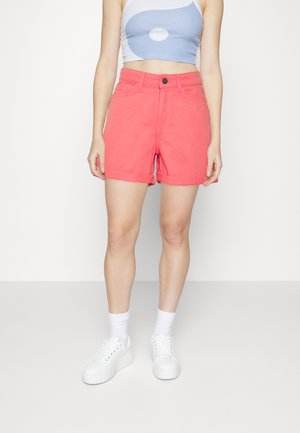 NMSMILEY - Denimové šortky - sun kissed coral
