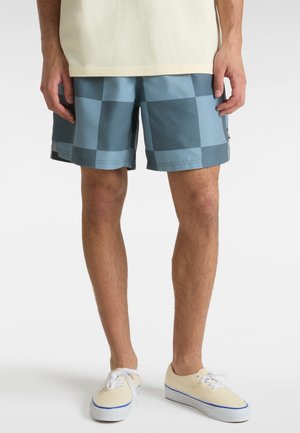 Vans PRIMARY CHECKERBOARD ELASTIC WAIST BOARD - Zwemshorts - stormy weather citadel