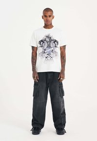 Ed Hardy KILLS SLOWLY - Camiseta estampada - white