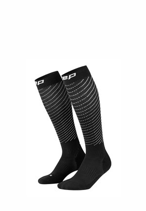 CEP, CEP PRO RUN REFLECTIVE SOCKS, TALL, 3.0, MEN - Kniestrümpfe - black