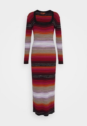 DRESS - Robe longue - multicolor/red/white/black
