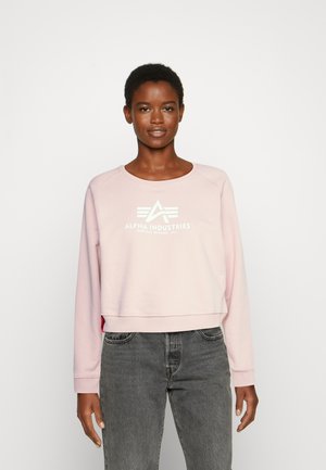 Alpha Industries BASIC BOXY  - Sweatshirt - pale peach