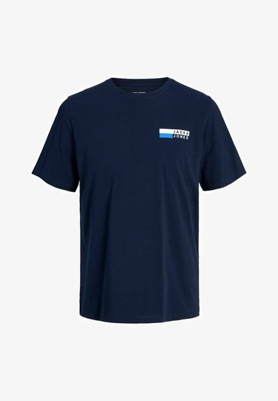 JJECORP LOGO TEE PLAY O NECK - T-shirt imprimé - navy blazer
