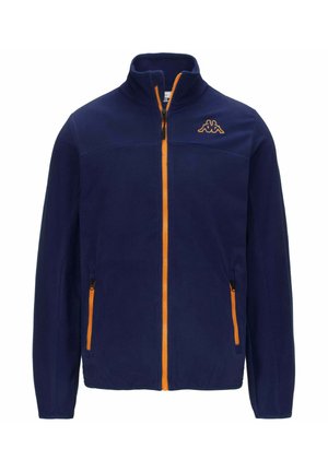 Giacca in pile - blue marine/orange