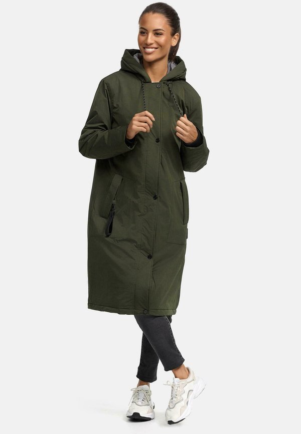 LEDALAA - Parka - dark olive